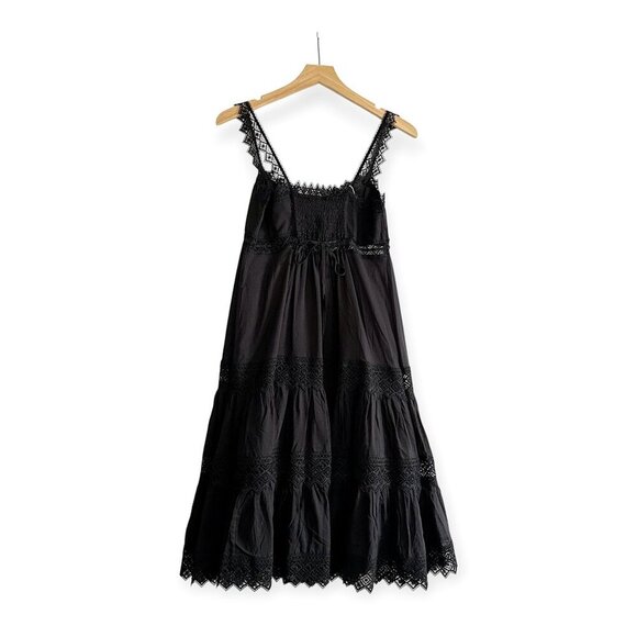 CHARO RUIZ IBIZA Crocheted Lace-trimmed Cotton-blend Dress, Size S, NWT - Picture 3 of 16